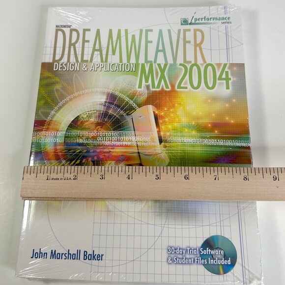 Macromedia Dreamweaver Design & Application MX 2004 Book New Sealed - Picture 7 of 7